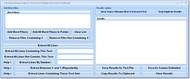 MS Word Extract Data & Text In Multiple Documents Software screenshot